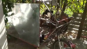 Самодельный электро тесло трайк трицыкал с кабиной и мотором продолжения проэкта