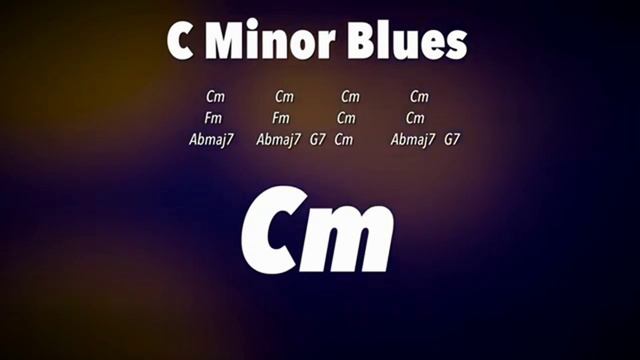 Sweet Whiskey Blues Guitar Backing Track in Cm