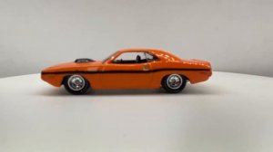 Custom Hot Wheels 1970 Dodge Challenger Dressed In Orange