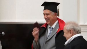 Присвоение А. Соколову почётного звания академика