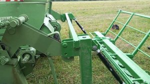 Установка роторной жатки Samasz KDF-390 на Fortschtit