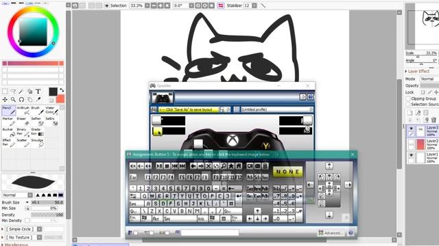 Xpadder Tutorial: Art Program Shortcut Keys Made Easy смотреть онлайн