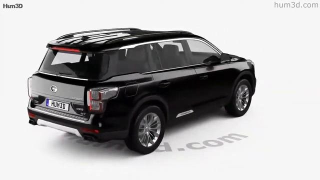 Trumpchi GS8 2018 3D Model By 3DModels.org