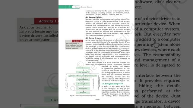 System Software: Operating System, system utilities and device drivers
