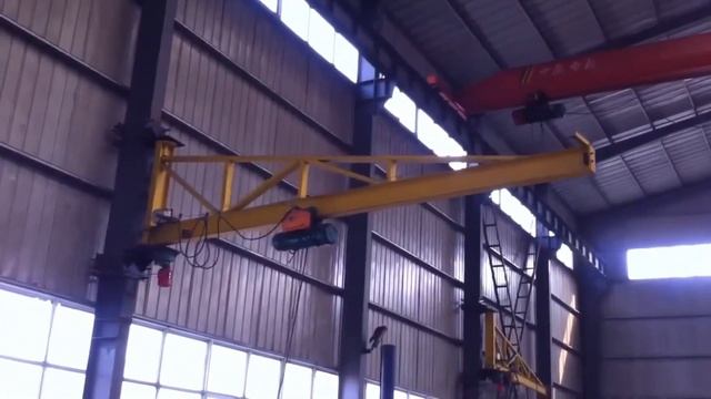 Wall Mounted Electric Jib Crane With Electric Wire Rop Hoist - Wall Jib Crane Series смотреть онлайн