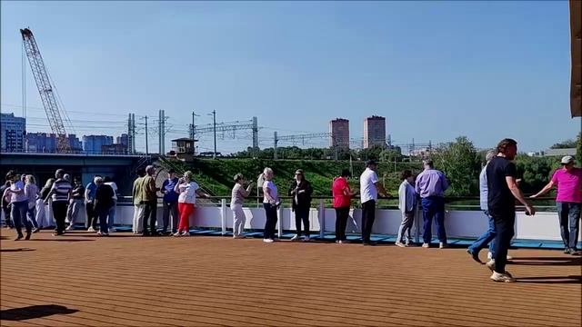 Поездка в Москву .Первый  день на теплоходе" Николай Чернышевский " 07.09.2024.