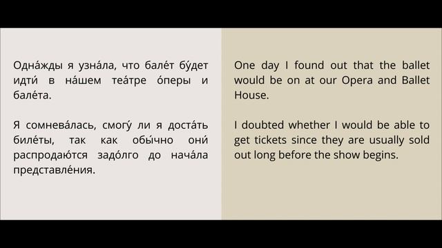 LEARN RUSSIAN Leson 7 - Read (Pre-intermediate) смотреть онлайн