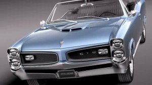 Pontiac GTO 1966 Convertible 3D Model 3D model from CGTrader.com