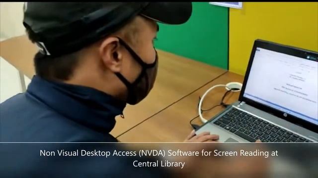Non Visual Desktop Access NVDA Software for Screen Reading at Central Library