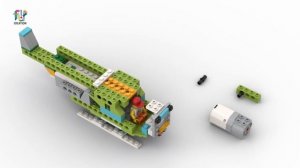 LEGO Helicopter model with LEGO Education WeDo 2.0