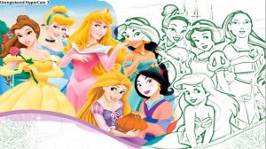 Disney Princesses 👑💖 Coloring Pages #59🎨🌷 Aurora🌷 Ariel👑 Принцессы Диснея Раскраска💖 Ариель #59