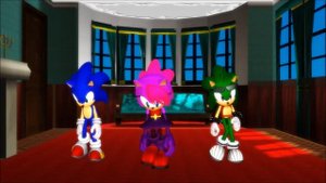 Devil Apple MMD~Sonic Manic and Sonia