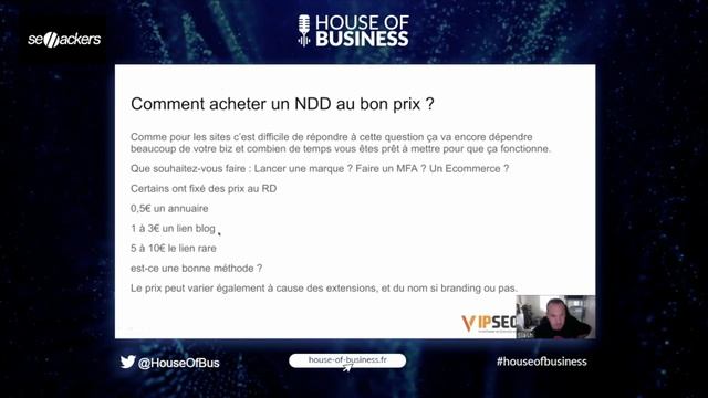 Fabien Raquidel - Achat de Sites et Ranking - House Of Business 2021 смотреть онлайн