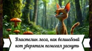 Сказка на ночь / Сказки для сна / Властелин леса, как волшебный кот зверятам помогал заснуть