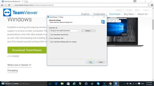 How to download TEAMVIEWER program