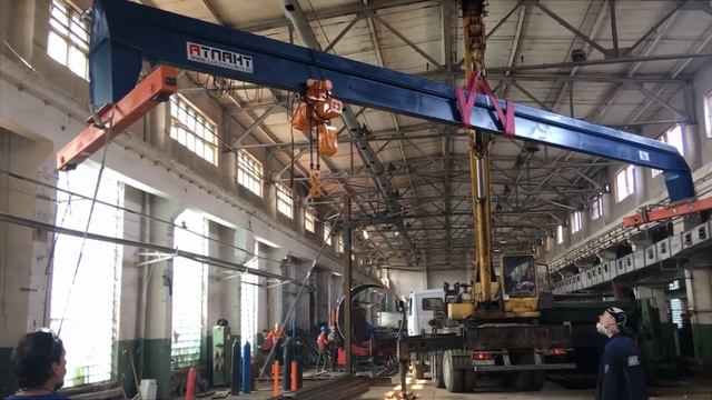 Монтаж кран-балки 1 смотреть онлайн