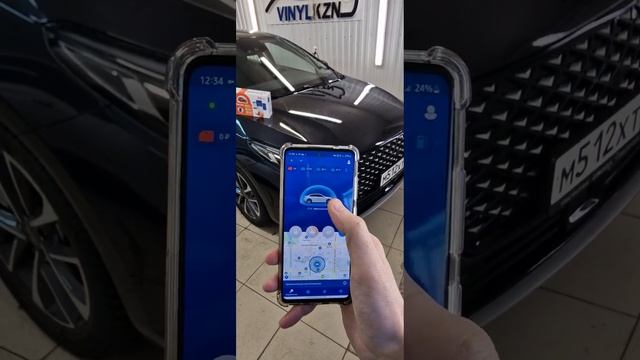 Omoda S5 - установили охранный комплекс с автозапуском и управлением с телефона StarLine S96 GSM смотреть онлайн