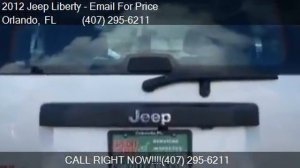 2012 Jeep Liberty Sport 2WD for sale in Orlando, FL 32808 at