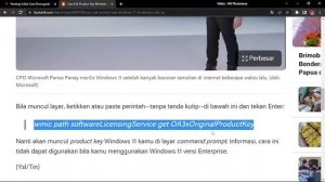 Cara Cek Product Key atau Lisensi Windows 11 di Laptop atau PC