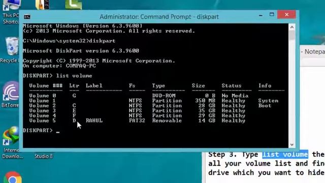 How to Hide Any Drive in Windows Using Command Prompt смотреть онлайн