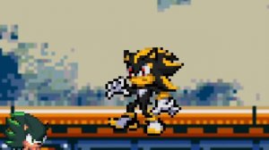 Sonic vs Shadow Android sprite animation