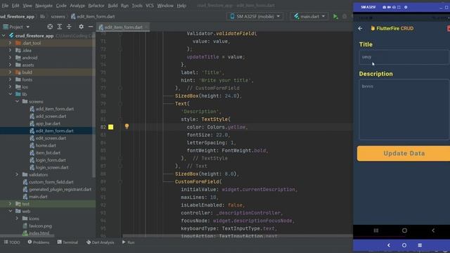Flutter WEB, iOS & Android App Development Full Course 2021 - Firebase & Flutter 2.5 CRUD Tutorials смотреть онлайн