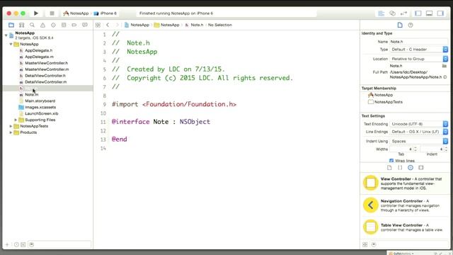 Coding 101 75: Your iOS Note-Taking App