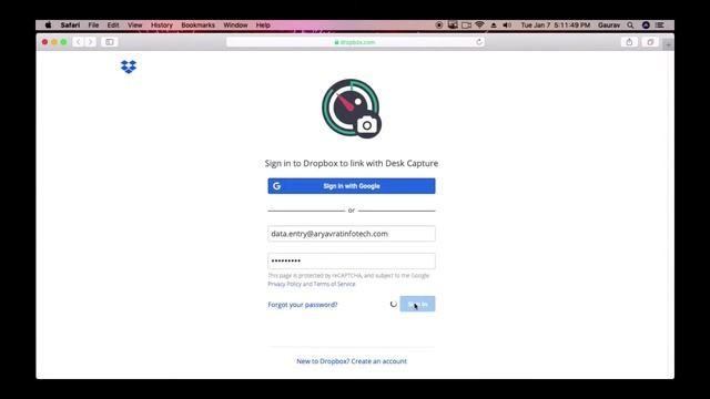 Install DeskCapture Server app where Storage is DropBox смотреть онлайн