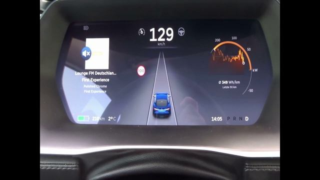 TESLA Model S 70D Acceleration смотреть онлайн