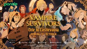 Vampire Survivors Ode to Castlevania DLC Трейлер Геймплей 2024