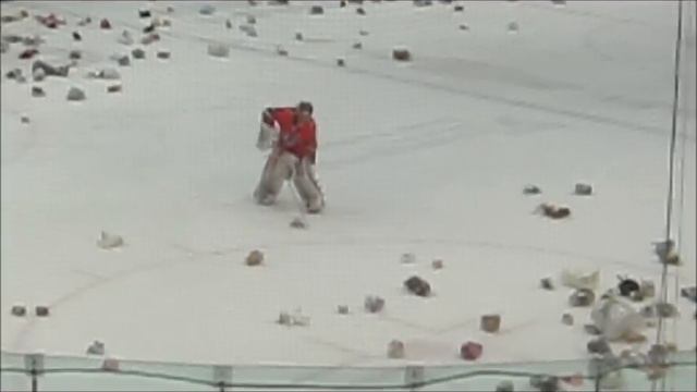 "Мишкопад" на хоккейном матче в Екатеринбурге смотреть онлайн