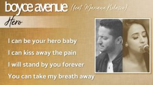 Hero - Enrique Iglesias (Lyrics)(Boyce Avenue ft. Mariana Nolasco acoustic cover) on Spotify & Appl