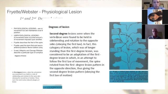 Tim Sparrow discussing the Osteopathic Lesion [ ICO WEBINARS