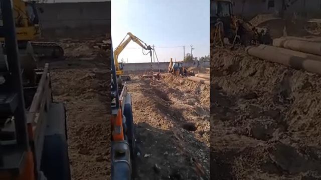 +7 (985) 185-77-77 Гусеничный экскаватор KOMATSU с гидробуром, шнековая колонна
