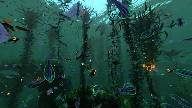 Currents of an Alien Kelp Forest | Pixel Serenity 𝄞 | Subnautica смотреть онлайн