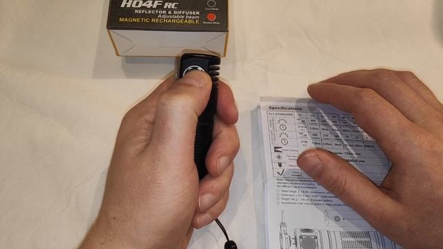 Skilhunt H04 F RC  Налобный фонарь C диффузором. Истинный Универсал