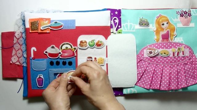 #Кукольныйдомик для Маши #7лет (#Москва )#мебельдлякукол #одеждадлякукол #quietbook #dollhouse #dol