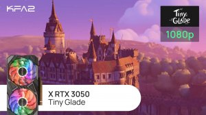 KFA2 X GeForce RTX 3050 Black | Tiny Glade | 1080p (Full HD) разрешение