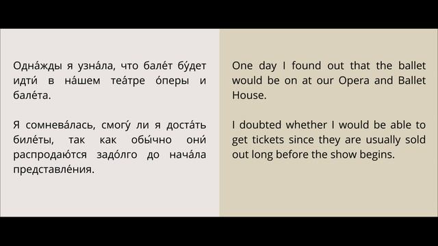 LEARN RUSSIAN Leson 14 - Read (Pre-intermediate) смотреть онлайн