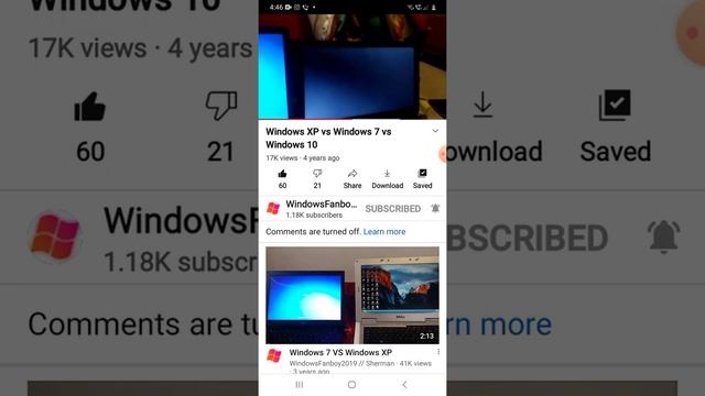 Windows XP vs Windows 7 vs Windows 10 смотреть онлайн