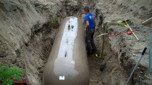 propane tank install city of ft lauderdale by Universal Gas Contractors (after underground