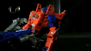 Transformers Stop Motion Optimus Prime vs. Shockwave