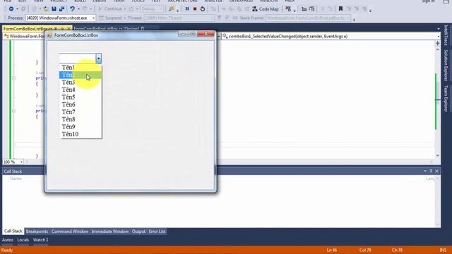 Lập Trình Giao diện Wimdows Form C#. Phần 3: ComboBox, ListBox C# смотреть онлайн