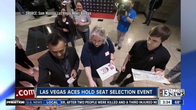 Las Vegas Aces hold seat selection event смотреть онлайн