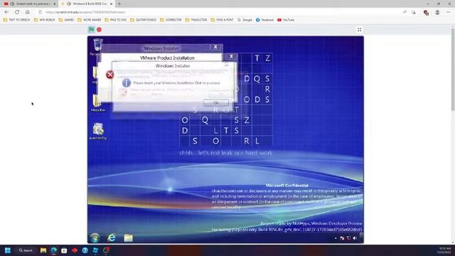 Windows 8 Build 8056 Crazy Error смотреть онлайн