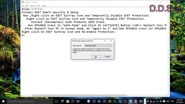 ESET Smart Security 8 installing on windows 10 and activating using easy steps . смотреть онлайн