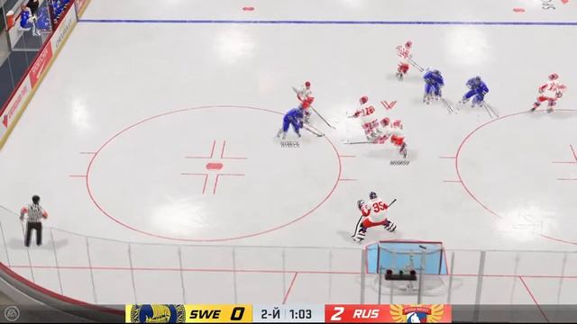 NHL 22 Играем Чемпионат юниоров IIHF за сборную России. #3 Переигровка что-то пошло не так