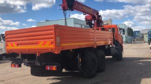 Бортовой КАМАЗ 43118-50 с КМУ ГАЛИЧАНИН КМУ-150