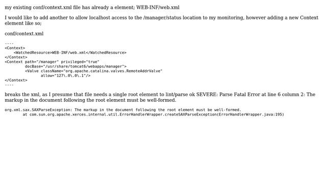 How to add multiple Context elements to conf/context.xml in tomcat6? (2 Solutions!!) смотреть онлайн