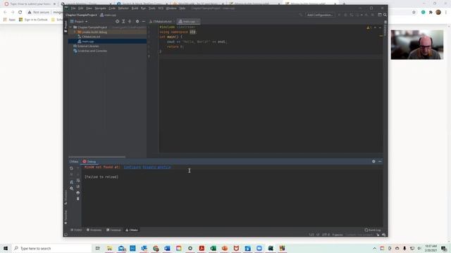 how to create your first C++ program using Clion смотреть онлайн
